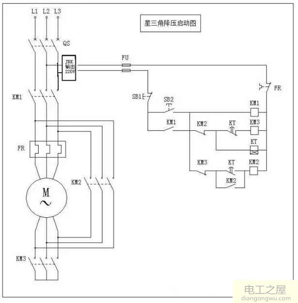 电动机的星型接法和三角接法区别