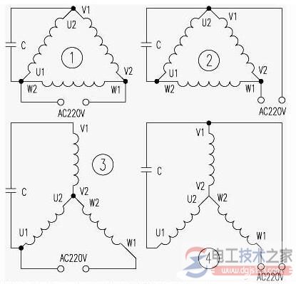 三相绕组的三角形连接